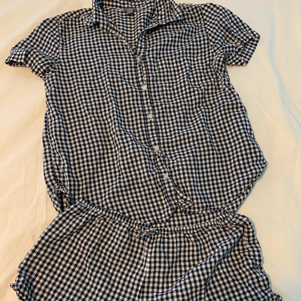 Aerie Checked Pajama set